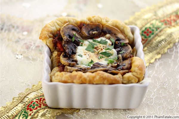 Tarta de hongos